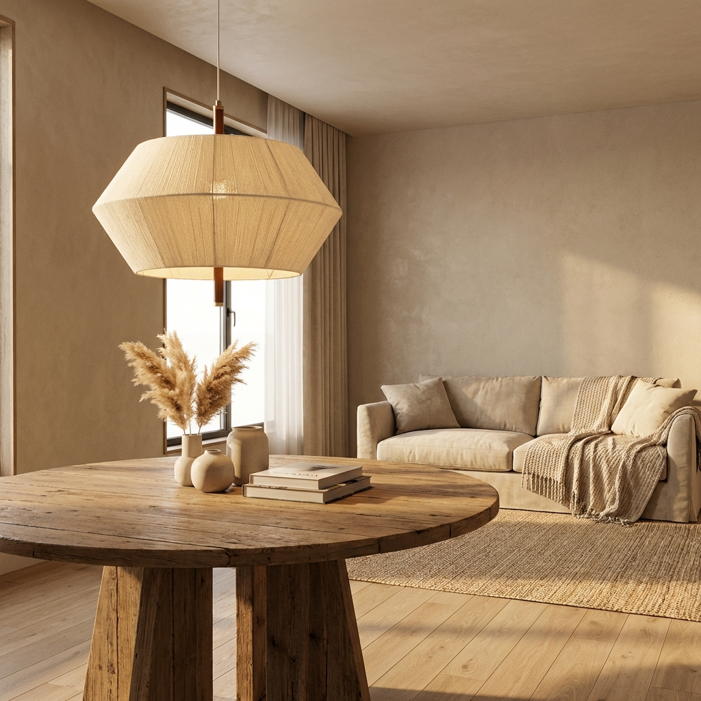 RattanAura | Elegant Handcrafted Natural Rattan Ceiling Light 2