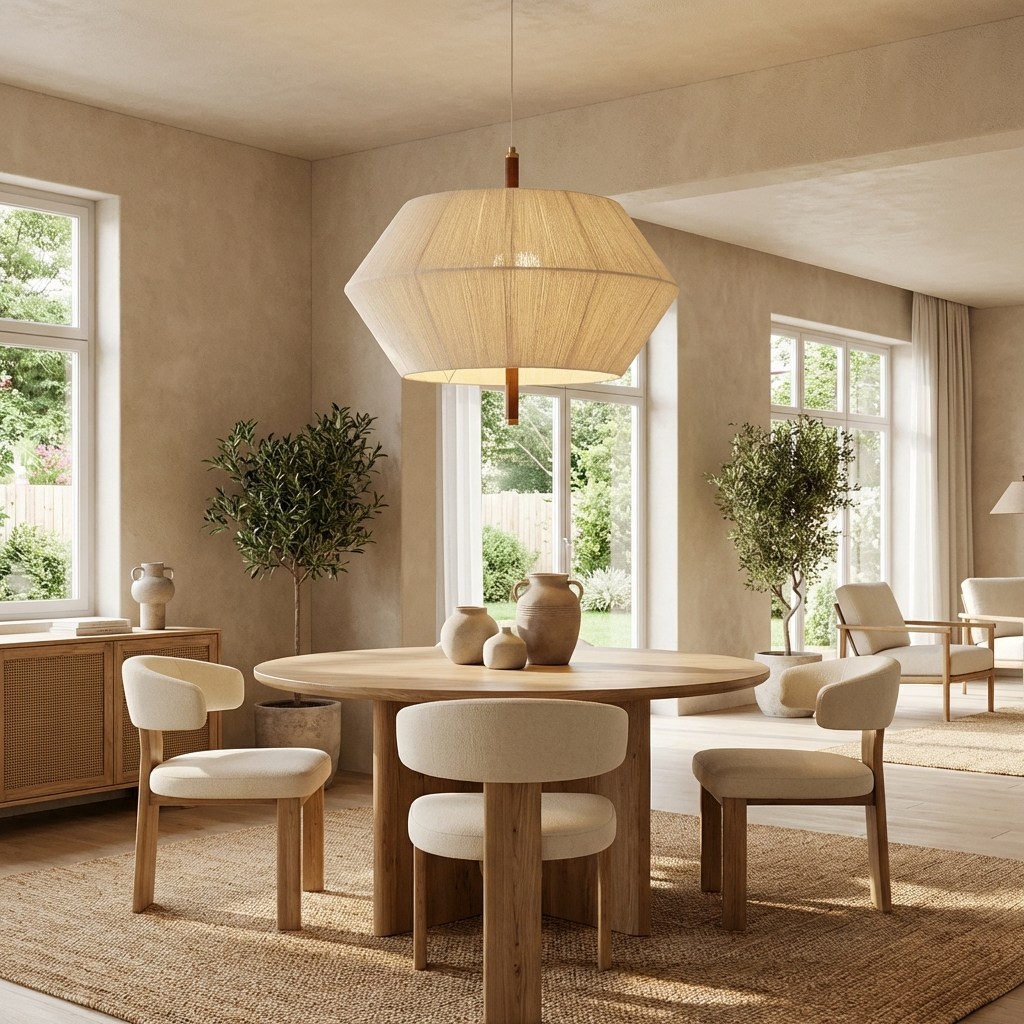 RattanAura | Elegant Handcrafted Natural Rattan Ceiling Light 3