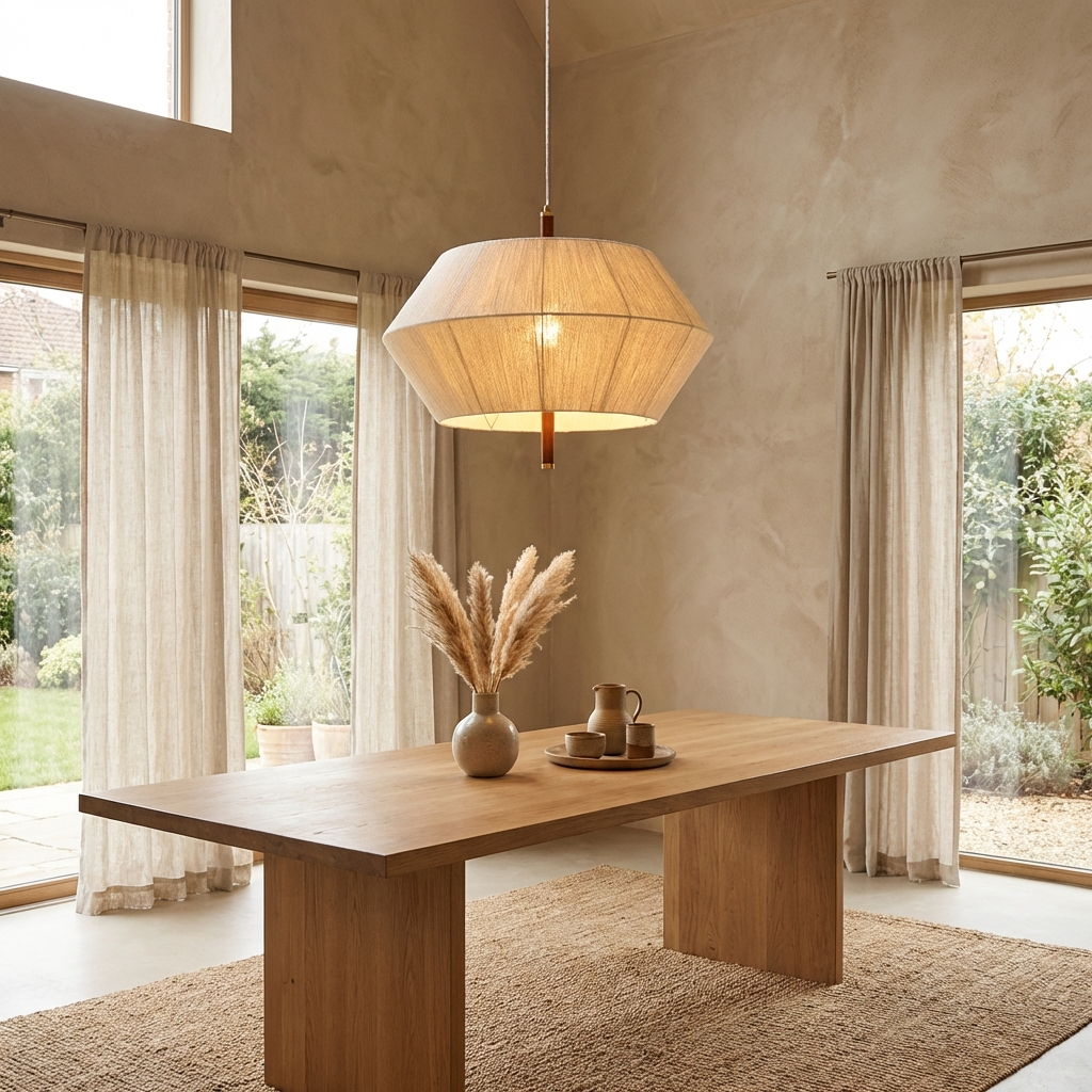 RattanAura | Elegant Handcrafted Natural Rattan Ceiling Light 4