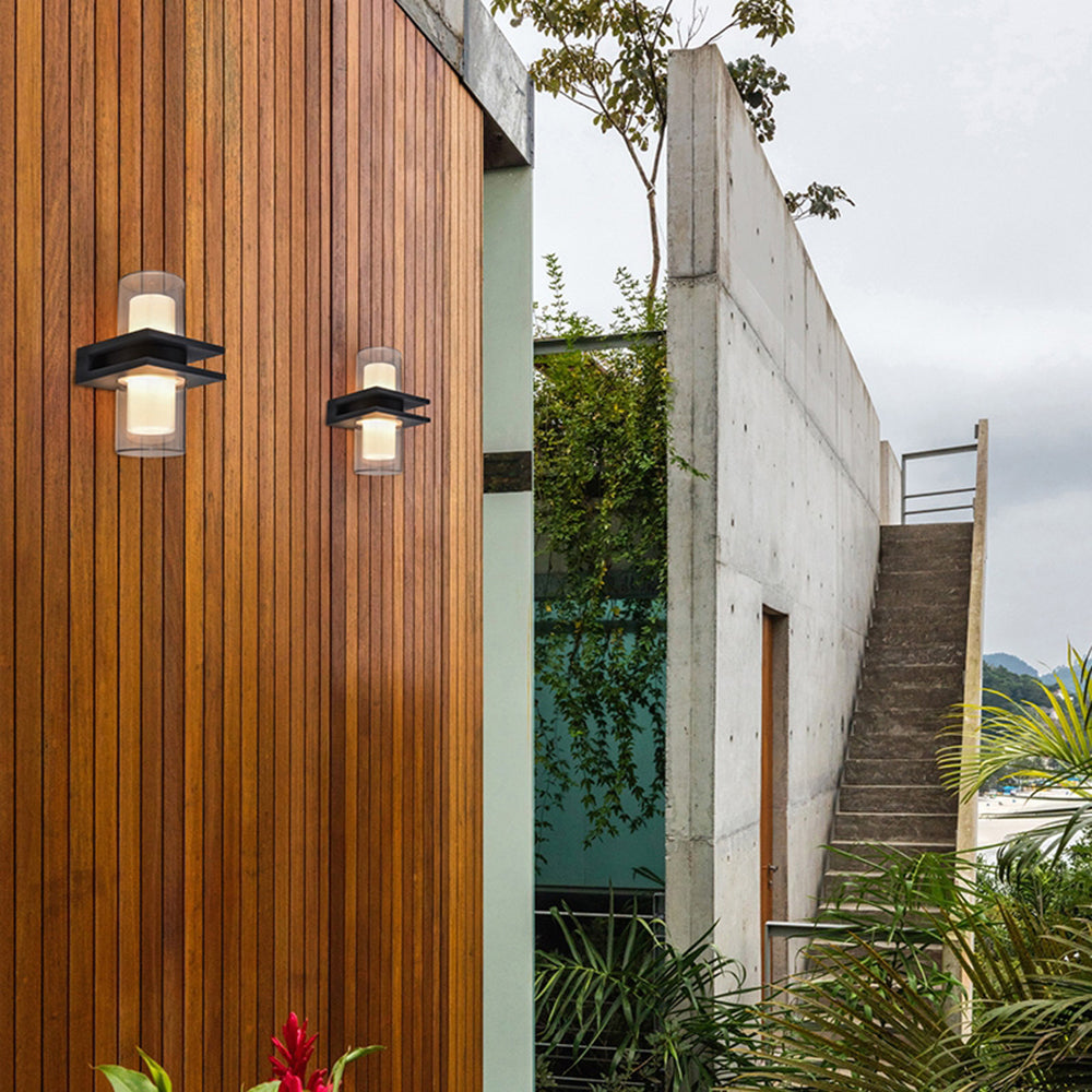 RayLight | Sleek Modern Dual-Head Outdoor Wall Lamp 2
