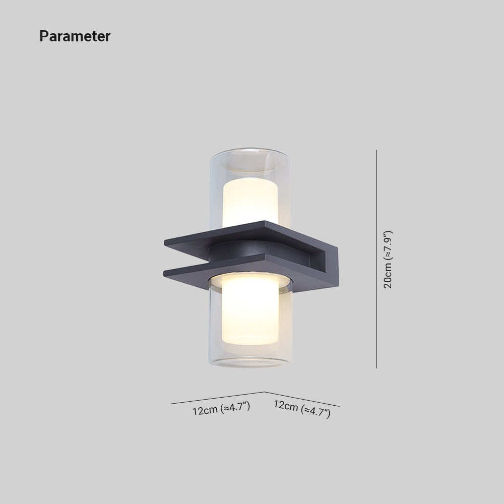 RayLight | Sleek Modern Dual-Head Outdoor Wall Lamp 4