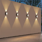 RayLight | Stylish Contemporary Outdoor Wall Lamp with Dual Light Source 0