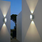 RayLight | Stylish Contemporary Outdoor Wall Lamp with Dual Light Source 2