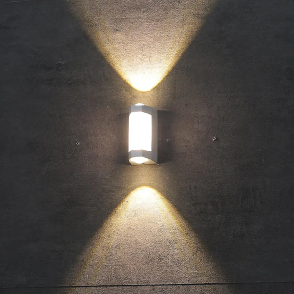 RayLight | Stylish Contemporary Outdoor Wall Lamp with Dual Light Source 5