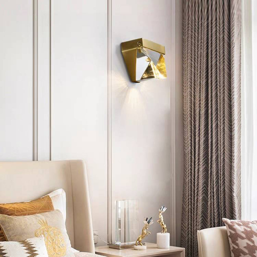 RayLux | Elegant Waterproof Metal Crystal Outdoor Wall Lamp 2