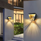 RayLux | Elegant Waterproof Metal Crystal Outdoor Wall Lamp 5