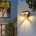 RayLux | Elegant Waterproof Metal Crystal Outdoor Wall Lamp 6