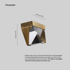 RayLux | Elegant Waterproof Metal Crystal Outdoor Wall Lamp 8