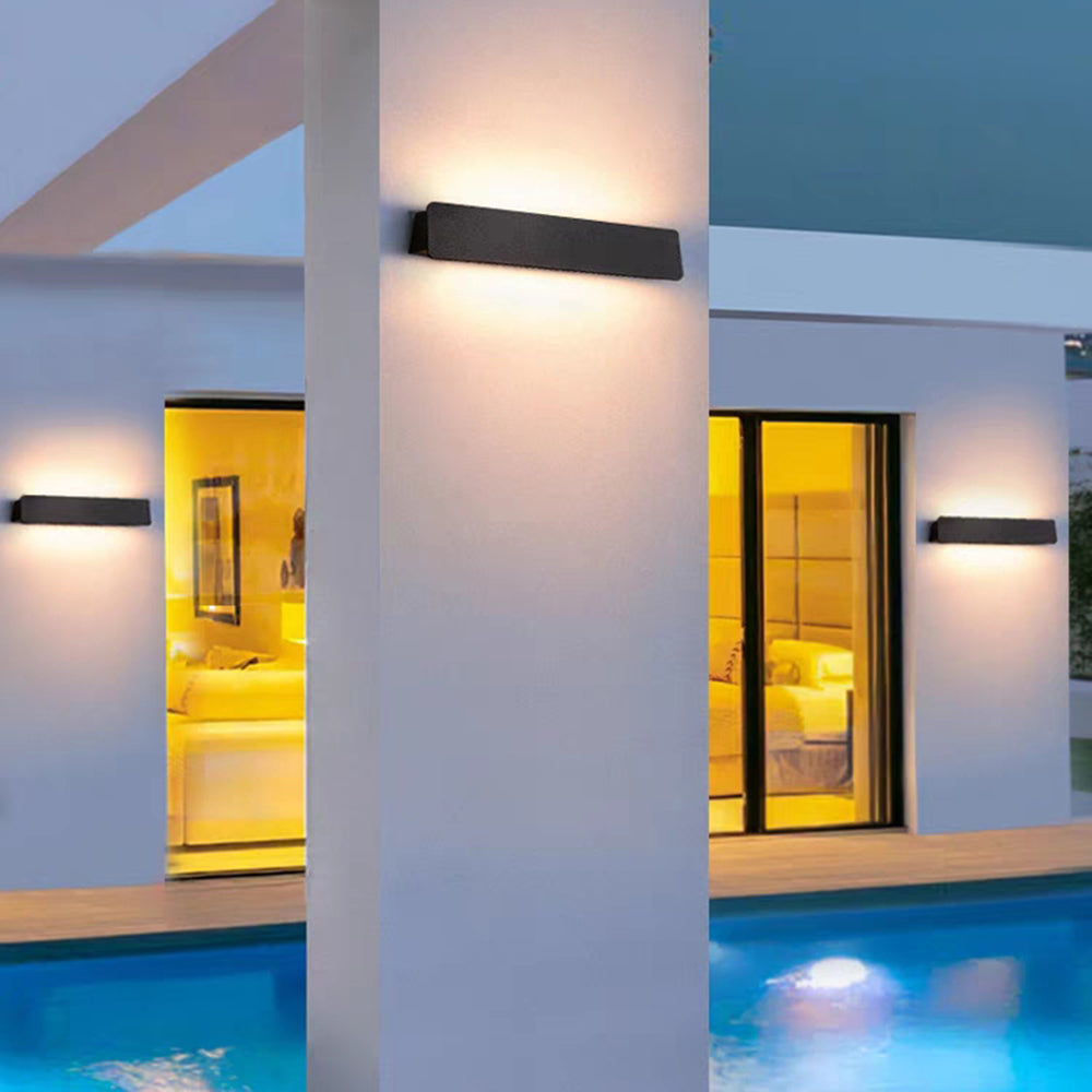 RayMetal | Sleek Modern Outdoor Wall Lamp with Warm Light 9