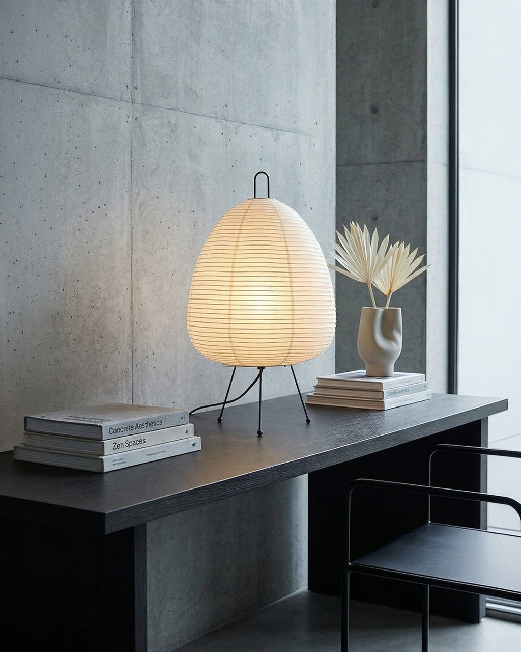 SakuraLight | Elegant Minimalist Japanese Table Lamp with Soft Glow 5