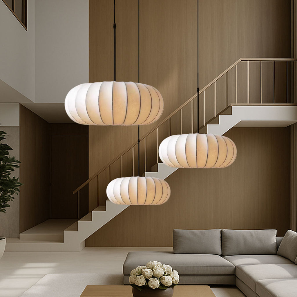 SilkAura | Elegant Minimalist Wabi-Sabi Kitchen Pendant Lighting