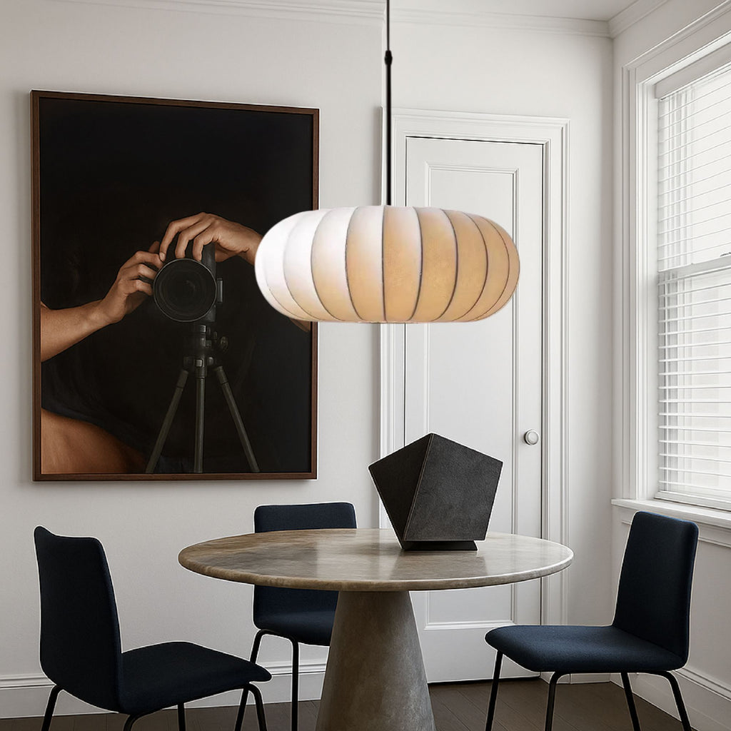 SilkAura | Elegant Minimalist Wabi-Sabi Kitchen Pendant Lighting