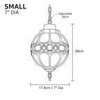 Luminara | Elegant Waterproof Aluminum Outdoor Hanging Pendant Light