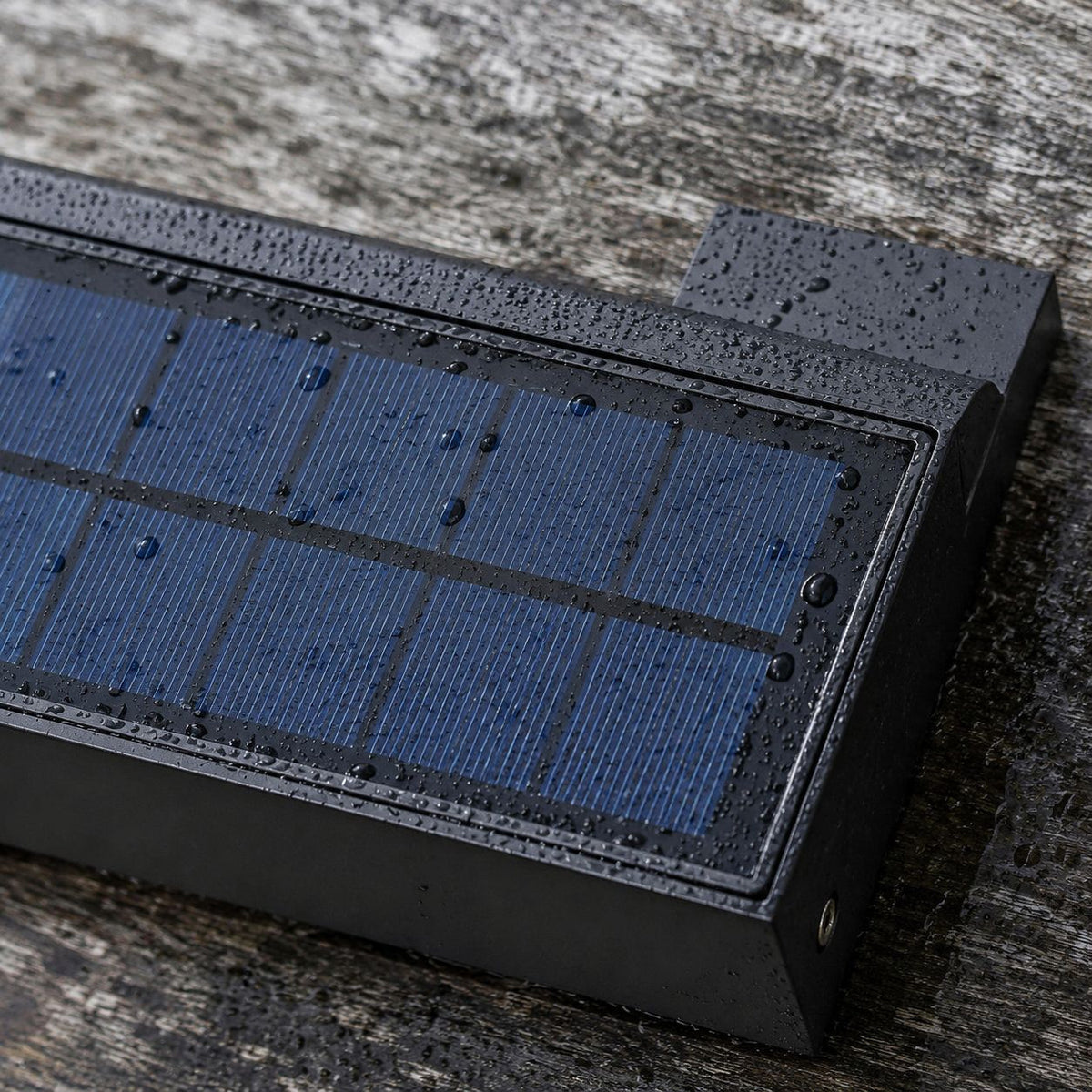 Solara | Elegant Modern Rectangular Solar Outdoor Wall Light