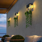 Solara | Elegant Modern Metal Solar Outdoor Wall Lamp 3