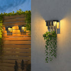 Solara | Elegant Modern Metal Solar Outdoor Wall Lamp 4