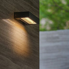 Solara | Elegant Modern Rectangular Solar Outdoor Wall Light 2