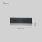 Solara | Elegant Modern Rectangular Solar Outdoor Wall Light 3
