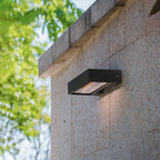 Solara | Elegant Modern Rectangular Solar Outdoor Wall Light 5