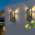 Solara | Elegant Solar Metal Outdoor Wall Lamp for Garden 4