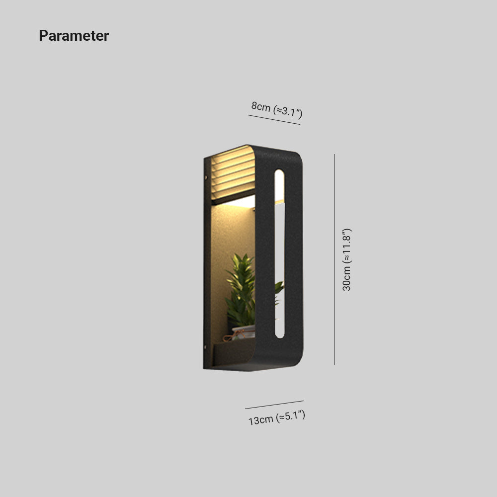 Solara | Elegant Solar Metal Outdoor Wall Lamp for Garden 5