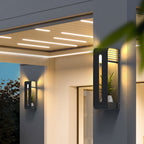 Solara | Elegant Solar Metal Outdoor Wall Lamp for Garden 6