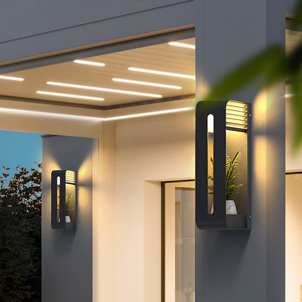 Solara | Elegant Solar Metal Outdoor Wall Lamp for Garden 6