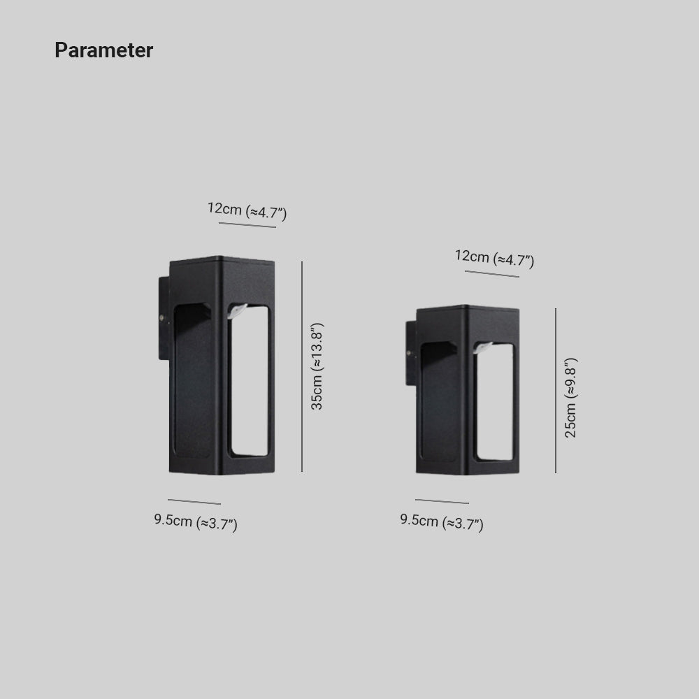 Solara | Elegant Waterproof Metal Outdoor Wall Lantern Light 3