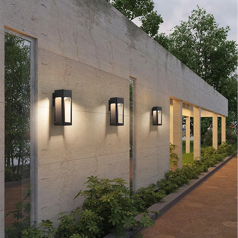 Solara | Elegant Waterproof Metal Outdoor Wall Lantern Light 8