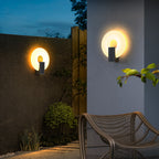 Solara | Stylish Solar-Powered Outdoor Wall Light Fixture 0