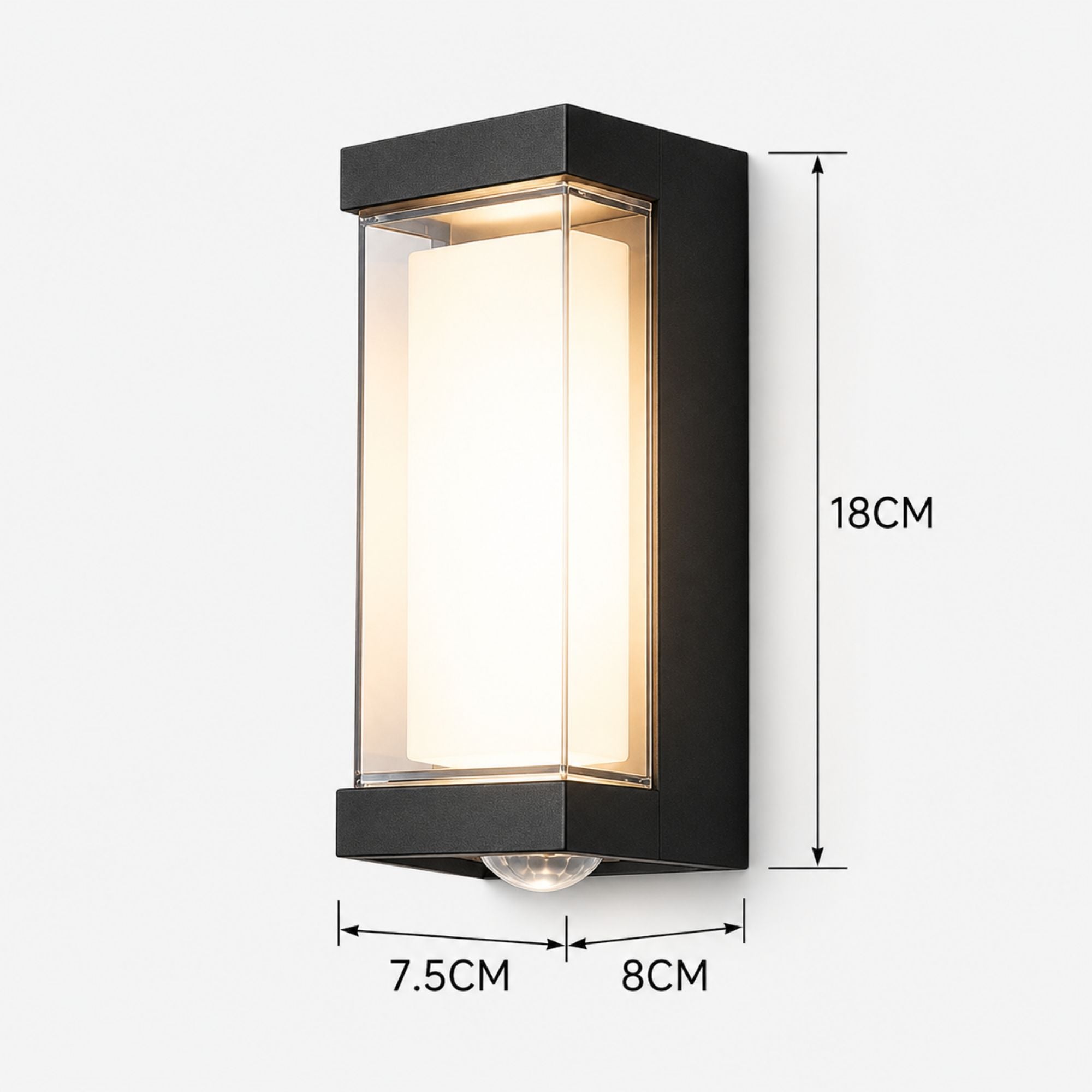 Luminara | Durable Weatherproof Outdoor Wall Lantern with Dual Illumination