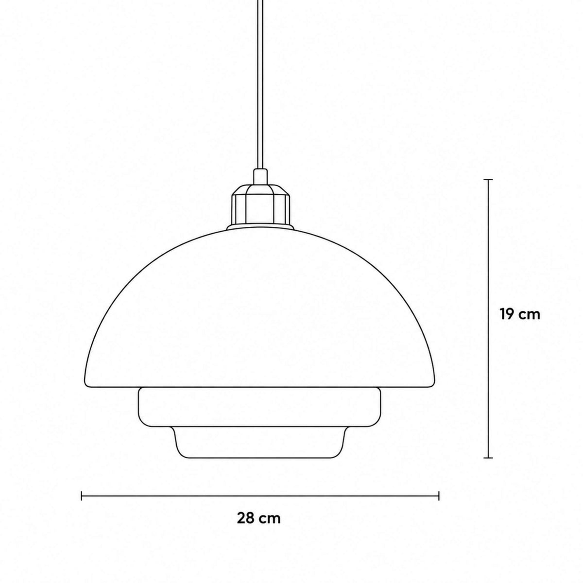 Nordica | Elegant Adjustable Glass Pendant Ceiling Light Fixture