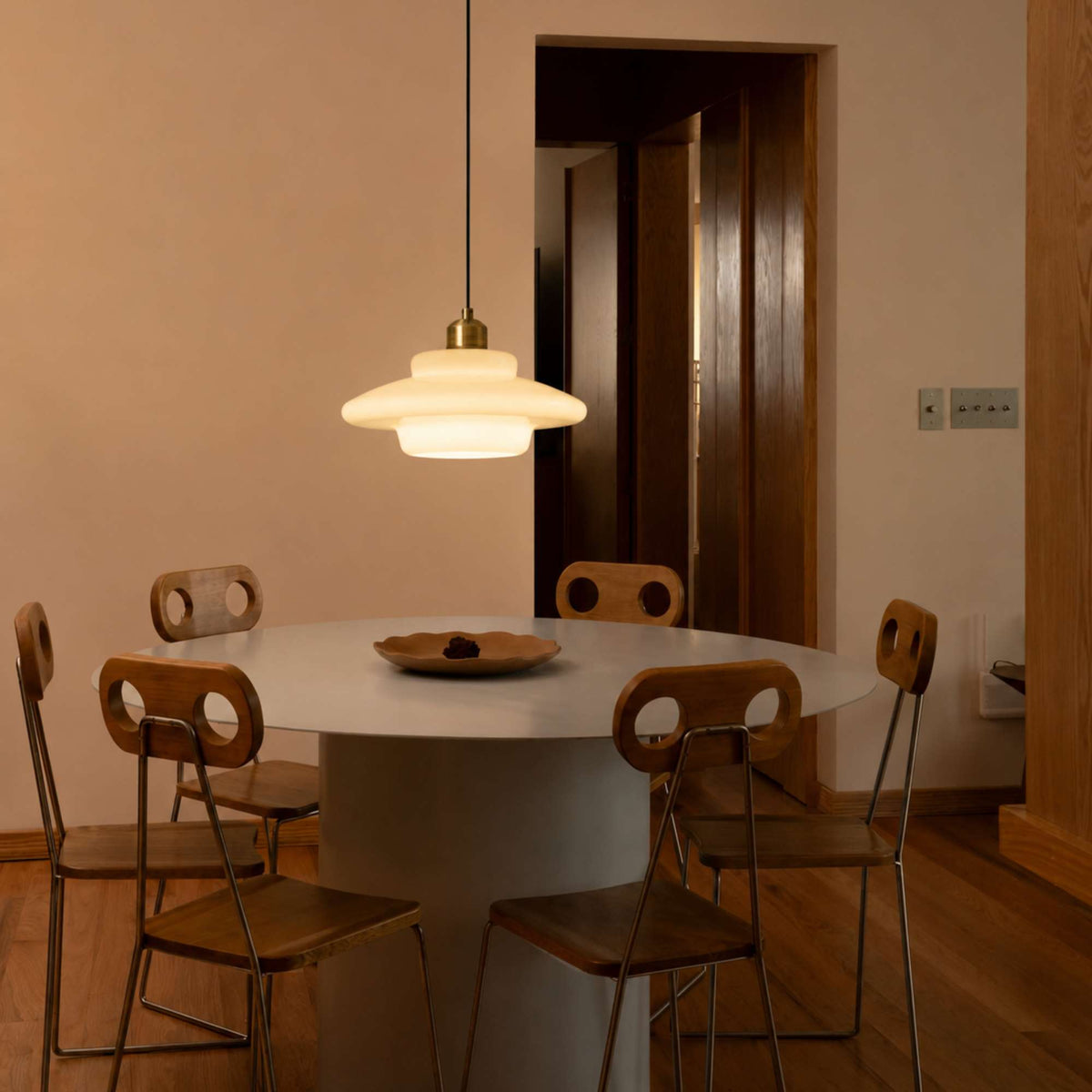 Nordica | Elegant Adjustable Glass Pendant Ceiling Light Fixture