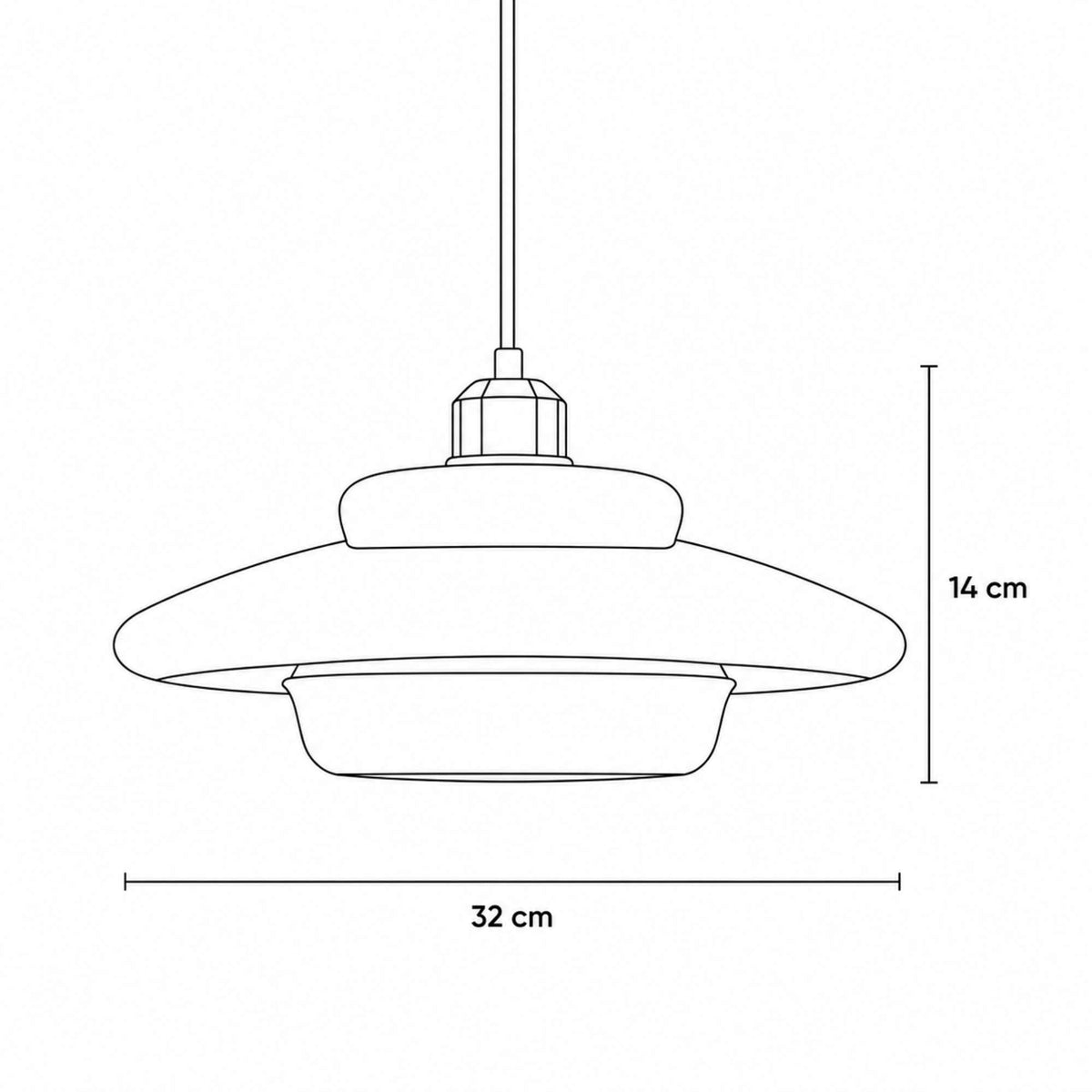Nordica | Elegant Adjustable Glass Pendant Ceiling Light Fixture