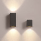 TavonLight | Elegant Minimalist Black Metal Outdoor Wall Lamp 2