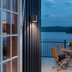 TavonLight | Elegant Minimalist Black Metal Outdoor Wall Lamp 6