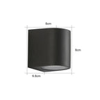 TavonLight | Elegant Minimalist Black Metal Outdoor Wall Lamp 7