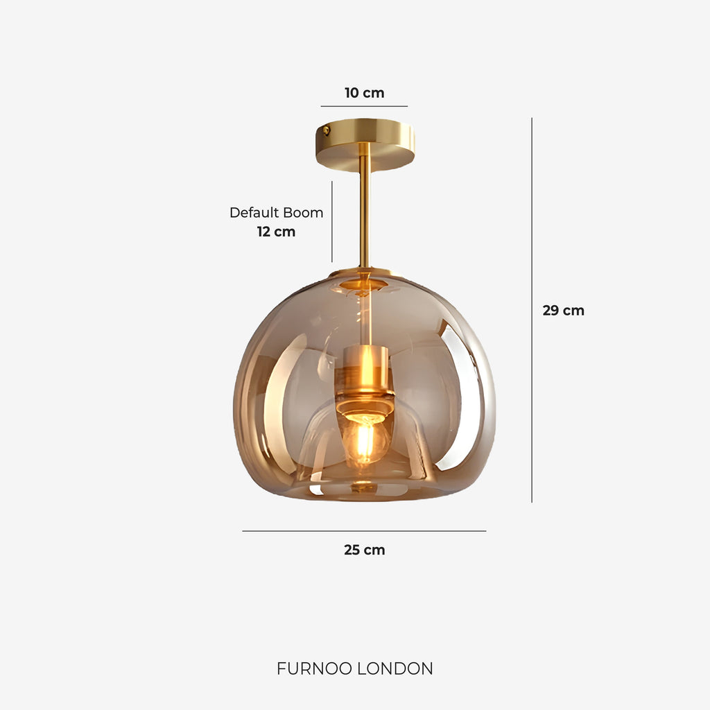 ThyraGlass | Elegant Translucent Glass Kitchen Pendant Lighting 10
