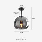 ThyraGlass | Elegant Translucent Glass Kitchen Pendant Lighting 11