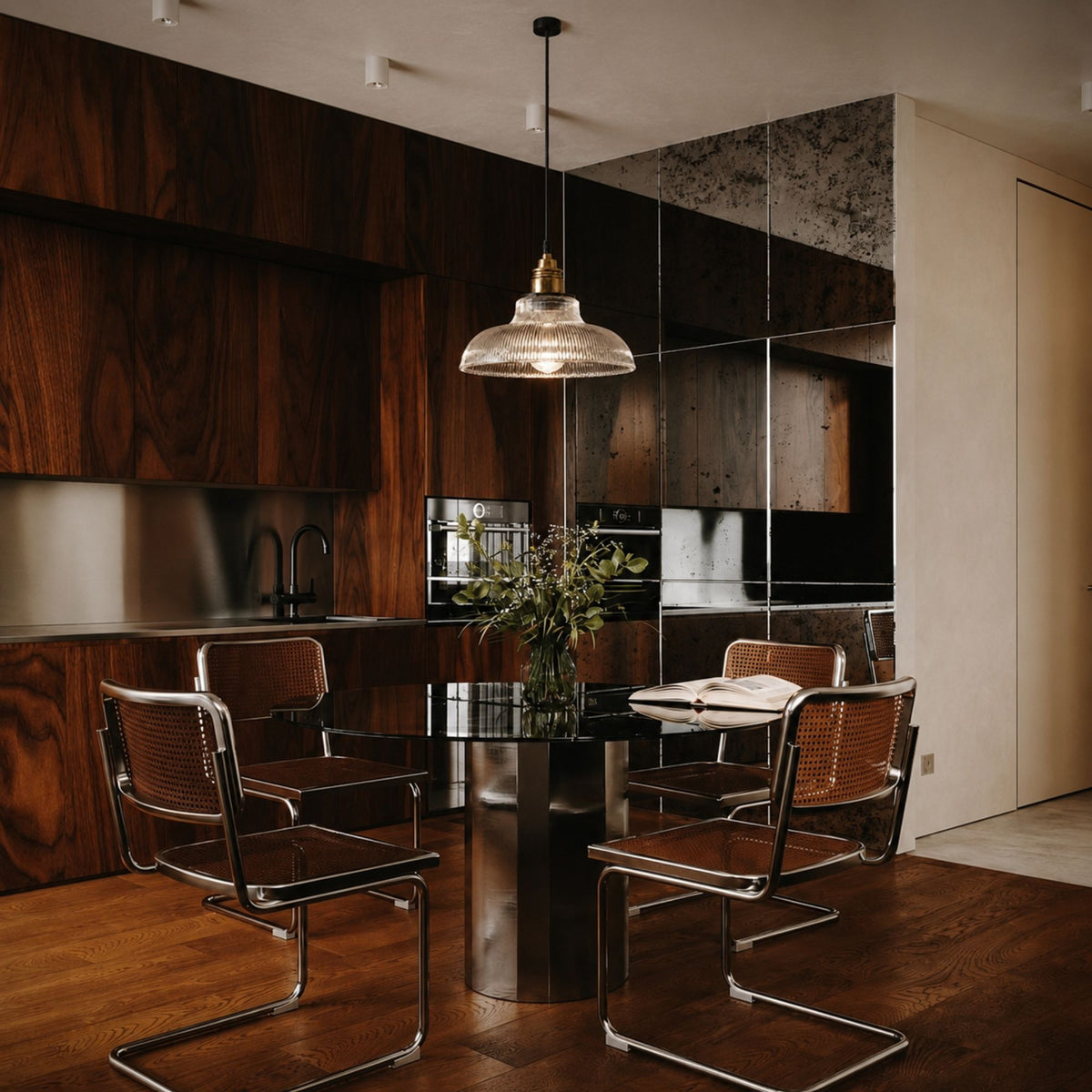 NordicAura | Vintage Elegant Glass Pendant Lighting Fixture