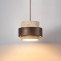 TravertineAura | Elegant Natural Stone Kitchen Pendant Lighting Fixture 0