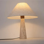 TravertineGlow | Elegant Minimalist Table Lamp for Living Room and Bedroom 0