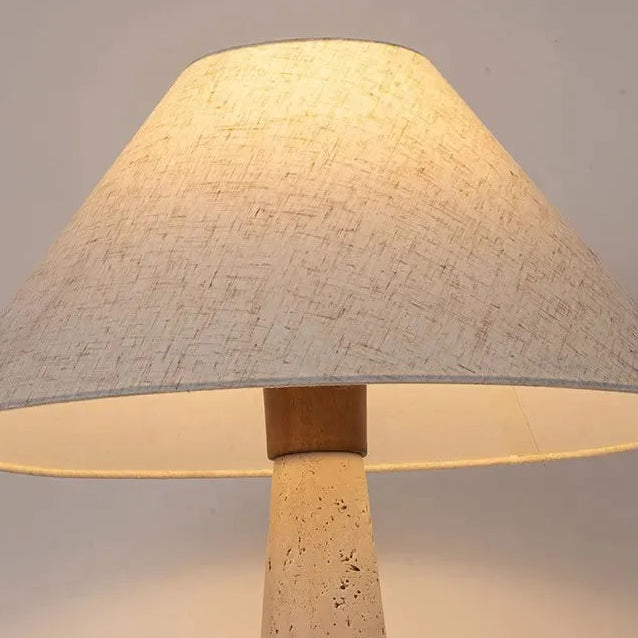 TravertineGlow | Elegant Minimalist Table Lamp for Living Room and Bedroom 5