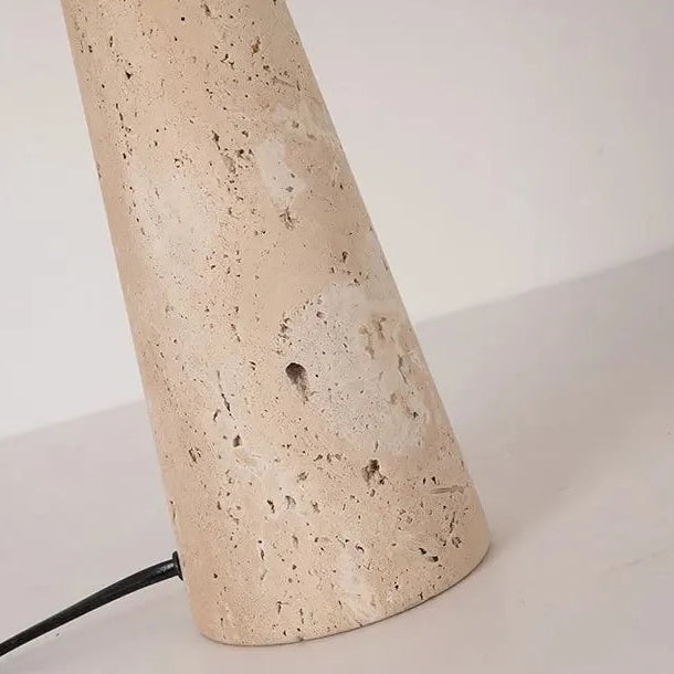 TravertineGlow | Elegant Minimalist Table Lamp for Living Room and Bedroom 6