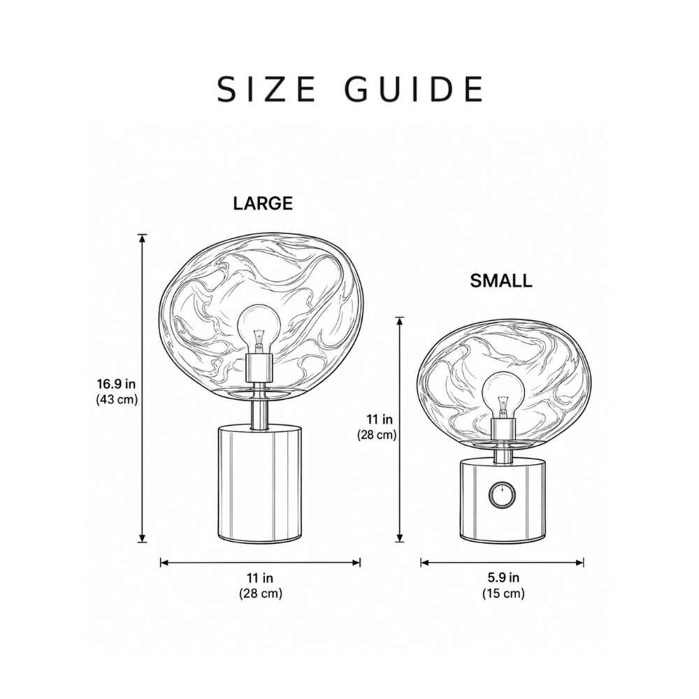 LavaGlow | Elegant Adjustable LED Table Lamp with Rose Gold Base