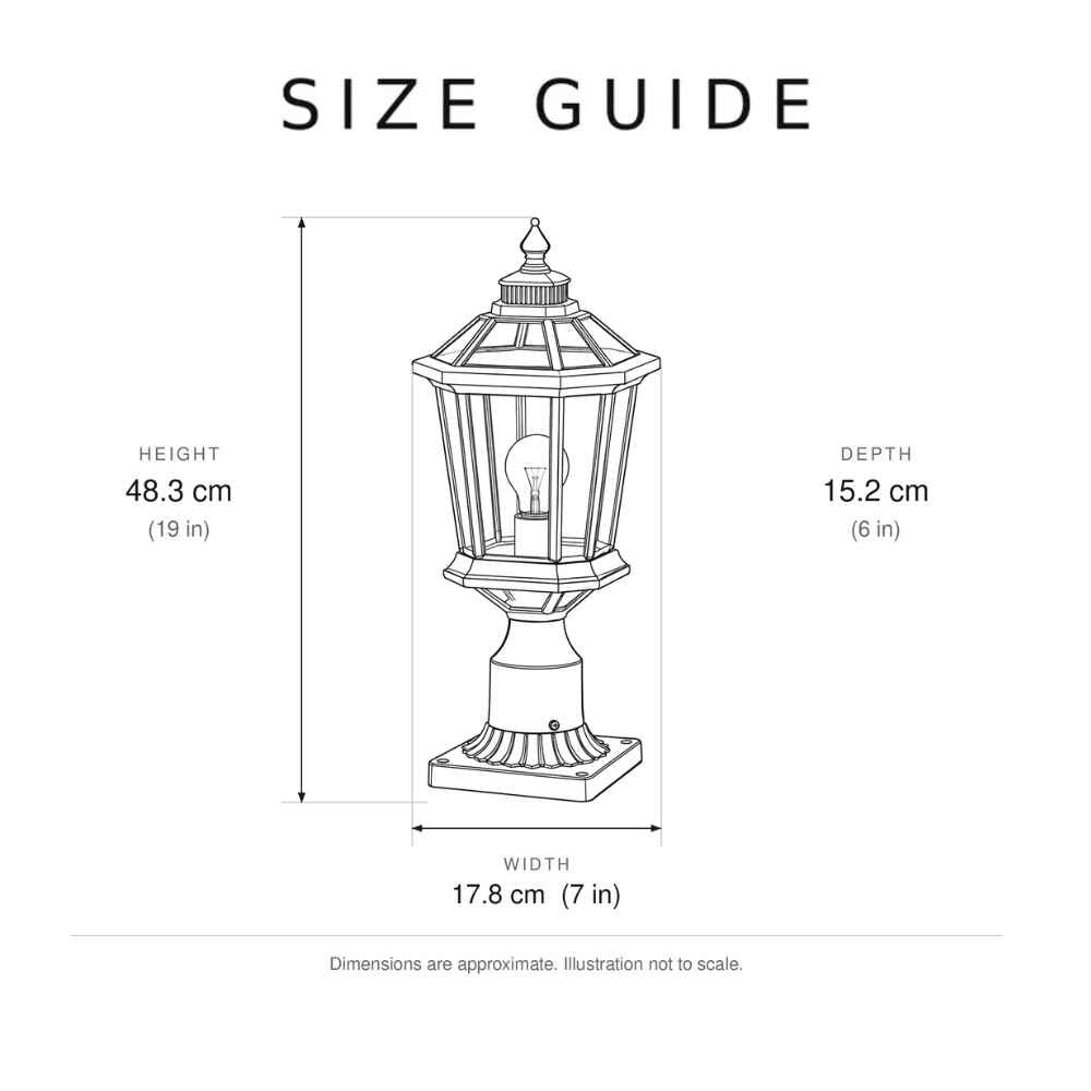 Luminara | Elegant Solar Garden Pillar Lights for Outdoor Landscape Lighting