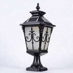 VictorianGlow | Elegant Durable Solar Outdoor Fence Post Light 4