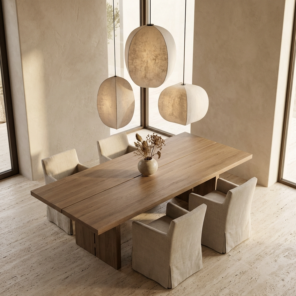WabiSabiSphere | Elegant Minimalist Kitchen Pendant Lighting Fixture 2