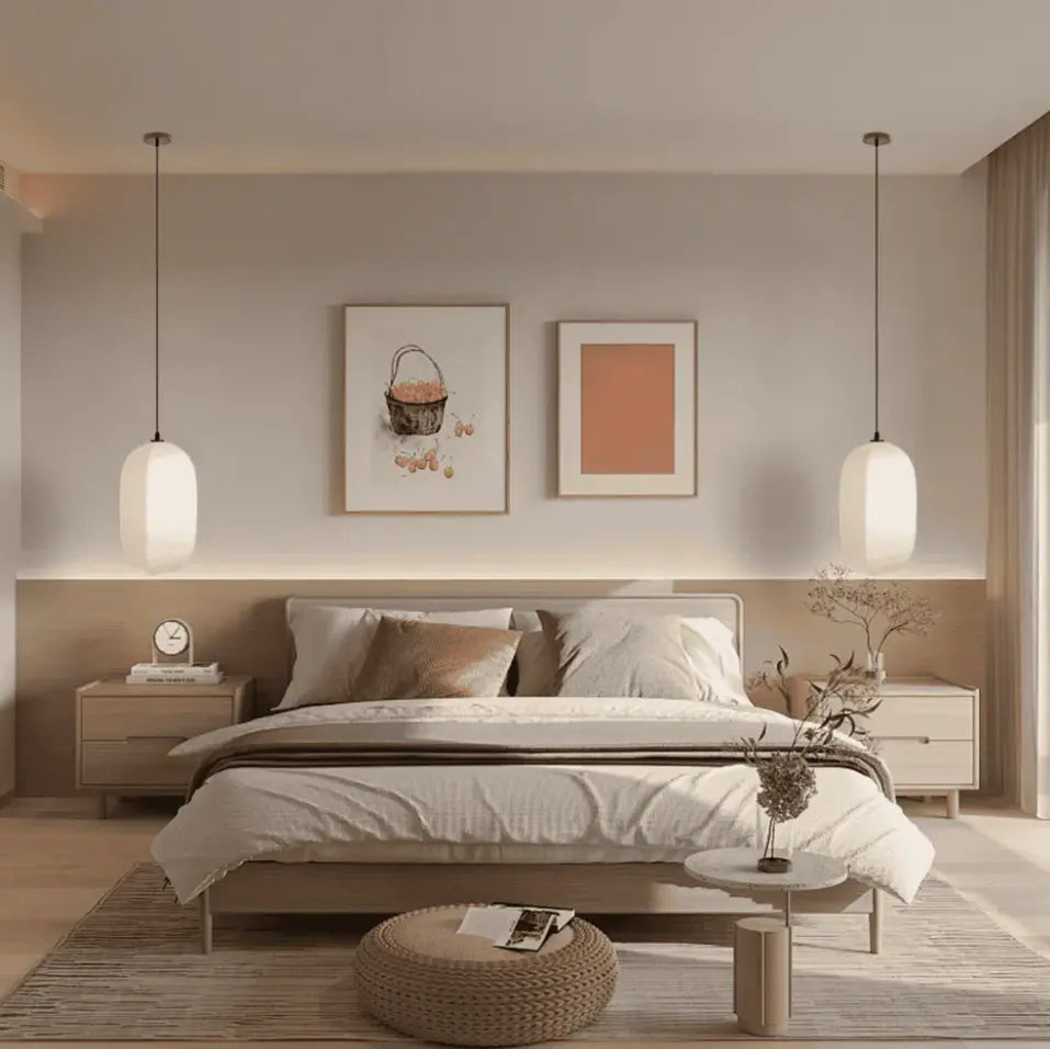 WabiSabiSphere | Elegant Minimalist Kitchen Pendant Lighting Fixture 5