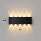 ElyraGlow | Elegant Waterproof Outdoor Wall Light Sconce Fixture